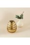 Cutout Detail Metal Vase - 18x18x20 cms - 2