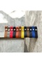 Genuine Leather Mixed Color Keychain 12 Pieces - 2