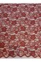 Red Fine Lace Fabric – Floral Pattern