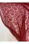 Red Fine Lace Fabric – Floral Pattern - 6
