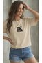 Women's Hot Girl Club Printed Crew Neck Tshirt
