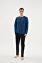 100% Cotton New Season Men's Button Collar Pajama Set - 8
