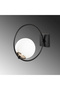 Modern Black Sconce Glop Glass Wall Lamp E27 Lampholder, Living Room Bedside Corridor Entrance Cafe, Dolunay-3911 - 5