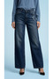 Women's 100% Cotton Wide Leg Baggy Jeans - 2