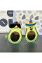 Hawaii Themed Avocado Glasses – Costume Party Glasses - 4