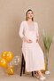 Women's Long Sleeve Maternity Nightgown - 2