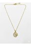 Steel 316L Zircon Stone Moon Star Necklace - 4
