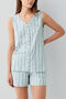 Women's Green Shorts Set - 3