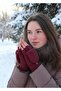 Women's Winter Friendly Wool Gloves with Cover