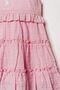 Baby Girl Crew Neck Embroidered Summer Regular Fit Pink Dress Usb3033-C-V2 - 3