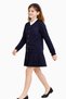 Atabay 248-01-26 Girl's School Uniform Navy Blue Embroidered Buttoned Cardigan Comfortable Fit Daily Use 7/16 Years Old - 2