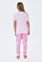 Girls' Pink Pajama Set - 4