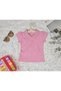 Girls' T-shirt with a plain design - 2