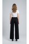 Women's High Waist 100% Cotton Wide Leg Baggy Jeans Comfort Fit - 6