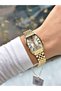 Special Design 24 Months Warranty Steel Band Gold Color Women Wrist Watch Frc2031Mr - 2