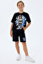 Boys' Bermuda Set - Black - 2