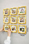 Gold 14X14Cm Pola Square Photo Frame with Adhesive Removable Mat - Pack of 9 - 2