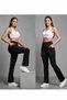Women's Diving Fabric High Waist Shaping / Sculpting Flared Sports Leggings Pants - 8