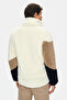 Reggie Bone Color Curly Fleece Standard Fit Men's Jacket - 3