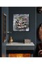 SIXTART Banksy Canvas Wall-Art for Bedroom - Street Graffiti Wall Art - Abstract Painting Pop Art Wall Decor Modern Home Office Decor 14" W x 14" H Stretched and Framed Ready to Hang - 2