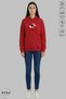 Lover Couple Combination Minnie Mickey Printed Hoodie Hooded Fleece-Lined Oversized Sweatshirt 2-Piece Set - 5