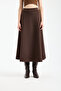 Women's Hijab Scuba Fabric 92 cm Long Flared Skirt - 2