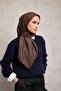 وشاح ناعم من القطن والبوليستر بنمط هندسي أنثراسايت مضاد للانزلاق وذو ملمس مميز 90x90 - 2