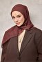 وشاح ناعم من القطن والبوليستر بنمط هندسي مضاد للانزلاق وملمس متين مقاس 90x90 - 3