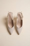 Élise Series Women's Pointed-Toe High-Heeled Slingback Shoes - 3