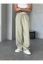 Textured Gabardine Baggy Pants Mint Green W - 2