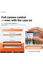 Magnetic Liquid Silicone For iPhone 17 case cover [Camera Control Button] - Orange - 3