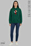 Lover Couple Combination Minnie Mickey Printed Hoodie Hooded Fleece-Lined Oversized Sweatshirt 2-Piece Set - 5