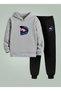 Sweatshirt - Tracksuit Set Children (Hooded) Kask Printed 3 Thread Raised