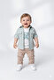 Boys' Transitional 3-Piece Outfit Set with Free Hat - Jacket, Printed T-Shirt and Pants - 3