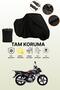 Black Rear Bag and Lock Incompatible Yuki Forza 100 Compatible Motorcycle Tarpaulin