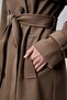 Light Brown Regular Windbreaker Detailed Cashmere Coat - 4