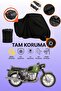 Black Rear Bag and Lock Compatible Bmw R 60-7 Compatible Motorcycle Canvas