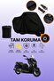 Black Compatible with Lock Yamaha X-Max 250 Iron Max Abs Compatible Motorcycle Tarpaulin