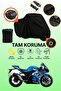 حقيبة خلفية سوداء وقماش متوافق مع دراجة نارية سوزوكي GSX-R 1000