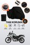 Black Rear Bag and Lock Compatible Bmw F 850 Gs Adventure Compatible Motorcycle Tarpaulin