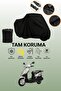 Black Rear Bag and Lock Incompatible Kuba Cargo Compatible Motorcycle Tarpaulin