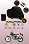 Black Compatible with Lock Kawasaki Klx 250 Compatible Motorcycle Tarpaulin
