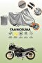Gray Compatible with Kawasaki Gpz 900 R Compatible Engine Tarpaulin