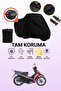 Rks Next 100 Compatible Motorcycle Tarpaulin Compatible with Black Rear Bag