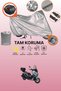 Gray Tail Bag and Lock Compatible Kuba Novax 200 Compatible Motorcycle Tarpaulin