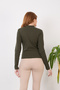 Stand-Up Collar Women's Body Suit - 8