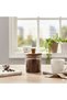 250ml, 330 ml Borosilicate Glass Jar with Wooden Lid |   Spice, Coffee and Storage Jar Set of 2 - 4
