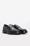 Black Inside and Outside Genuine Leather Eva Sole Classic Men's Shoes Tg092141314501
