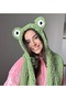 Frog Hat Scarf / Frog Hooded Scarf - 2