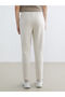 Gray Elastic Waist Soft Touch Women's Sweatpants - 4